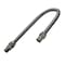Flextron Gas Line Hose 3/8'' O.D.x24'' Length 3/8" FIPx1/2" MIP Fittings, Stainless Steel Flexible Connector FTGC-SS14-24J - alternate 1